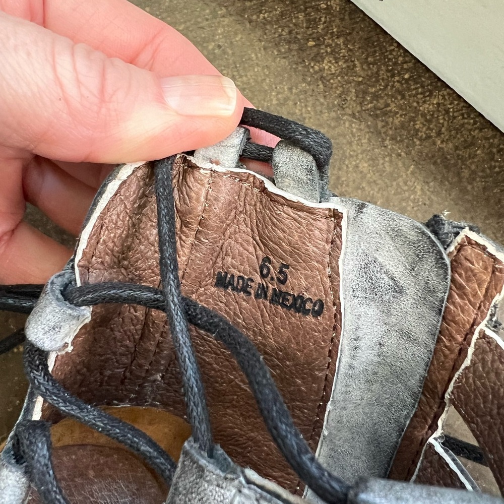 Bed Stu Gray and Brown Sandals - Picture 5 of 7